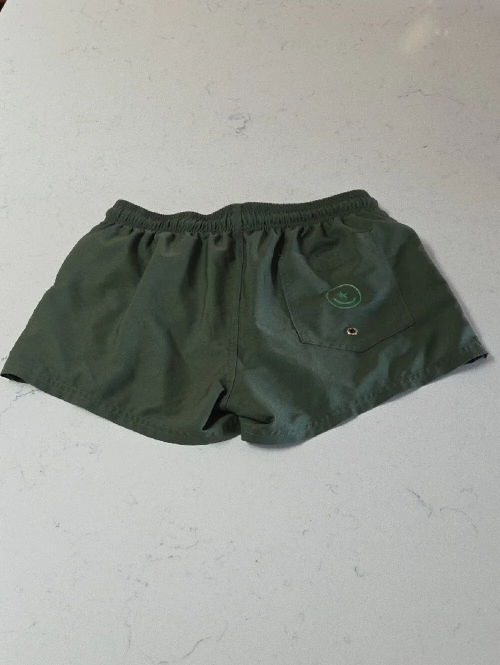Bang Of Miami Alpha Green Mens Poolside Shorts. Size Medium